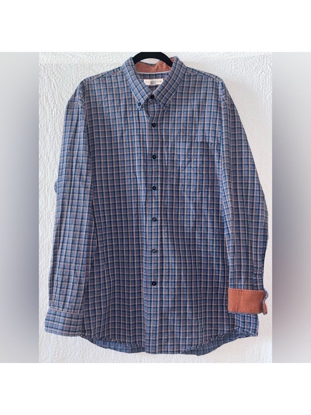Cutter & Buck Long-Sleeve Plaid Button Down Shirt